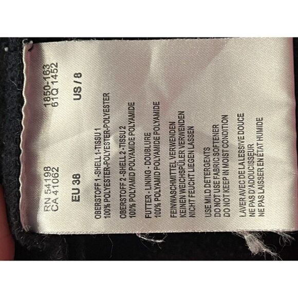 Bogner Fire Ice size 8 Second Layer Fleece Full Zip Ski Jacket Black         Ee - Picture 7 of 8